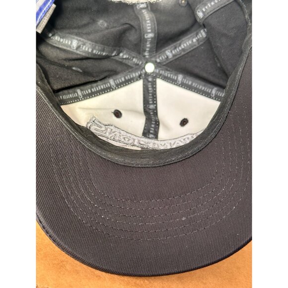 2005 NBA Finals Conference Champions Detroit Pistons Reebok Cap hat Black White - Picture 8 of 14